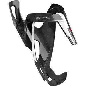 Elite Vico carbon bottle cage One Size Gloss Black / Gloss White  click to zoom image