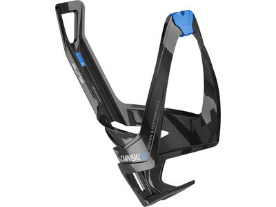 Elite Cannibal XC bottle cage gloss black / blue