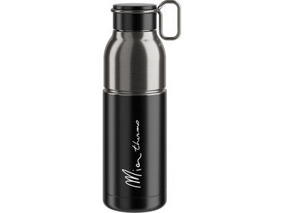 Elite Mia Thermo stainless steel vacuum bottle 550 ml black / silver - 12 hours therma
