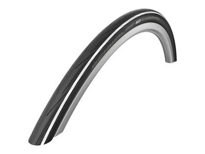 Schwalbe Lugano 700 x 25C White Stripes Wire Bead