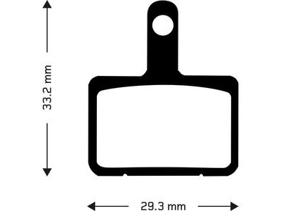 Aztec Organic disc brake pads for Shimano Deore M515 mechanical / M525 hydraulic