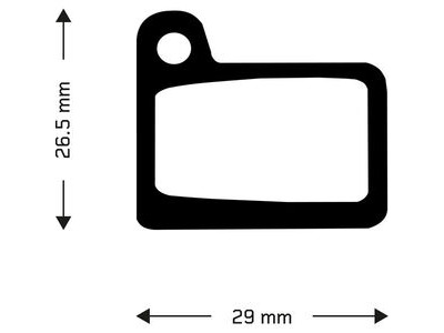 Aztec Sintered disc brake pads for Shimano Deore M555 hydraulic / C900 Nexave