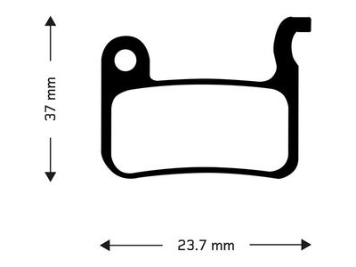 Aztec Sintered disc brake pads for Shimano M965 XTR / M966 callipers