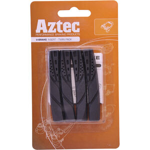 Aztec V-type insert brake blocks standard, pack of 2 pairs Charcoal 