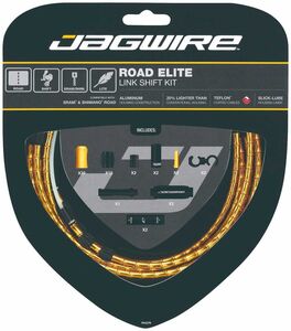 Jagwire Kit Road Elite Link Gear Gold 