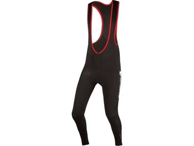 Endura Thermolite Pro Bibtight with Pad Small Black/Red  click to zoom image