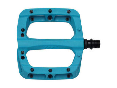 HT Components PA-03A Glass Reinforced Nylon Platform, Cr-Mo axles, Replaceable pins Turquoise