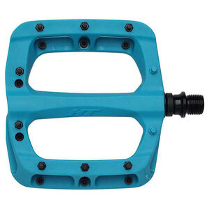 HT Components PA-03A Glass Reinforced Nylon Platform, Cr-Mo axles, Replaceable pins Turquoise 