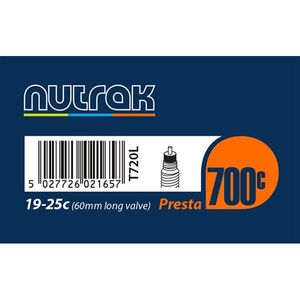 Nutrak 700x18 - 23C Presta 60 mm long valve 