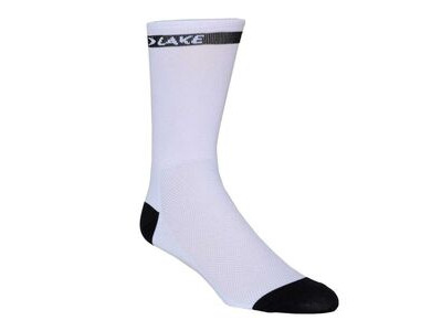 LAKE Cycling Socks 6" Cuff White