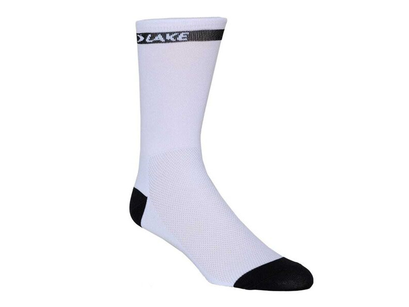 LAKE Cycling Socks 6" Cuff White click to zoom image