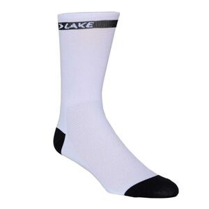 LAKE Cycling Socks 6" Cuff White 