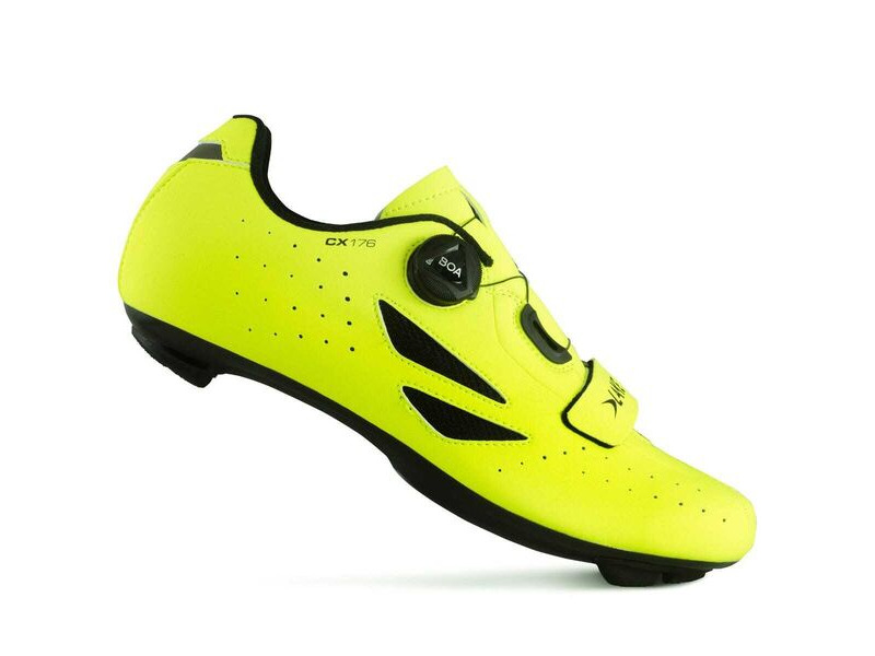 LAKE CX176 Road Shoe Hi Viz Yellow click to zoom image