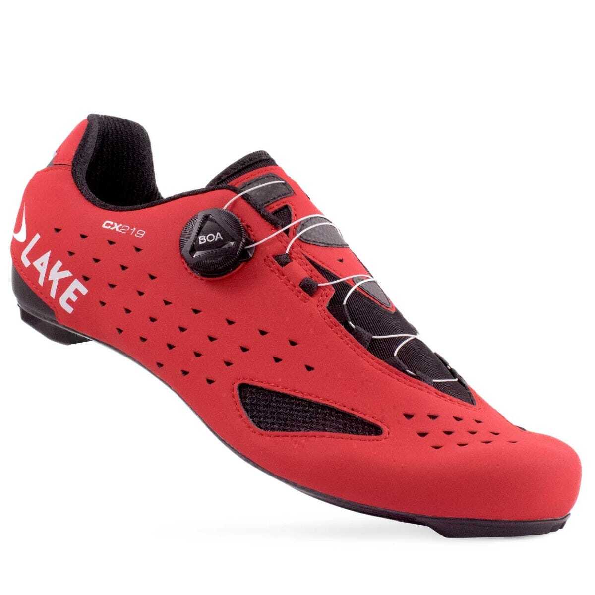 LAKE CX219 Road Shoe BOA Red | £ | Accessories | Shoes - Road | Elmy  Cycles Ipswich Suffolk Bike Shop