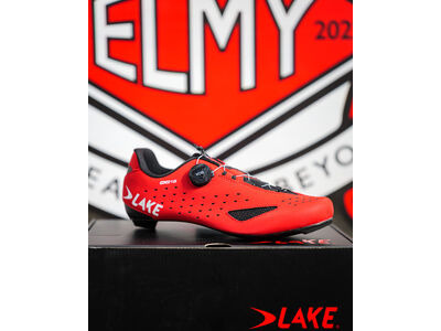 LAKE CX219 Road Shoe BOA Red click to zoom image