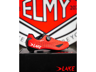 LAKE CX219 Road Shoe BOA Red click to zoom image