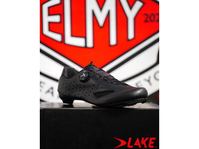 LAKE CX219 Road Shoe Wide BOA Black click to zoom image