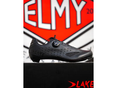 LAKE CX219 Road Shoe Wide BOA Black click to zoom image