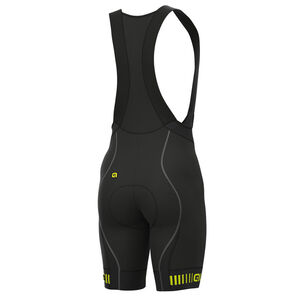 Ale Clothing Strada PR-R Bibshorts Black/Yellow click to zoom image