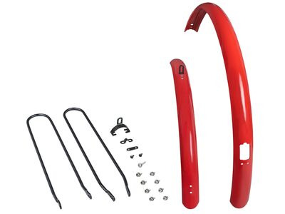 Trek Fender Verve+ Coral Red Front/Rear Set Coral Red