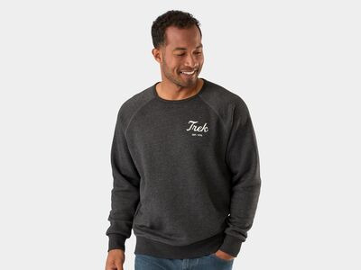 Trek Shirt Script Crewneck Charcoal