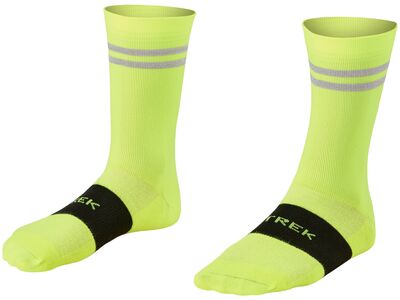 Trek Sock Race Reflective Crew Radioactive Yellow 2023