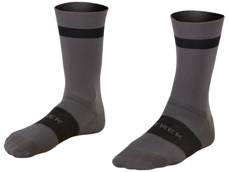 Trek Sock Race Crew Charcoal click to zoom image