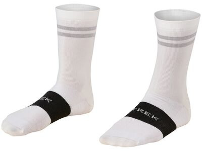 Trek Sock Race Reflective Crew White