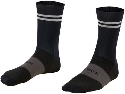 Trek Sock Race Reflective Crew Black