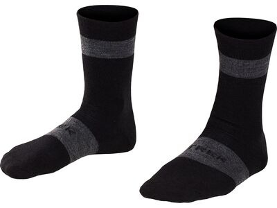 Trek Socks Race Merino Wool Crew Black