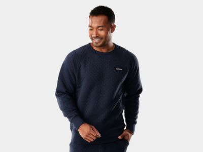 Trek Quilted Crewneck Dark Navy