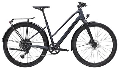 Trek Dual Sport 3 Equipped Galactic Grey 1100.00 Hybrid Bikes Leisure City Leisure City Bikes Elmy Cycles Ipswich Suffolk Bike Shop