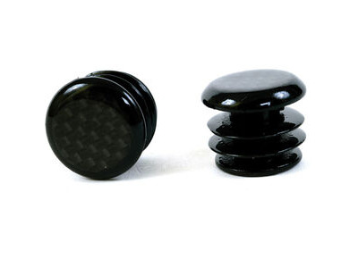 M Part Carbon fibre bar end plugs for Road bikes