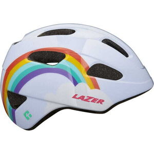 Lazer PNut KinetiCore Helmet, Rainbow, Uni-Kids 
