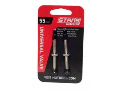 Stan's NoTubes Universal Presta Valve Stems Brass 55mm  click to zoom image