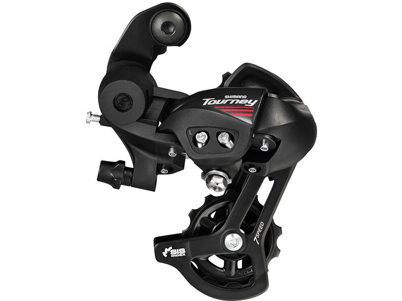Shimano RD-A070 7speed road rear derailleur, with mounting bracket click to zoom image
