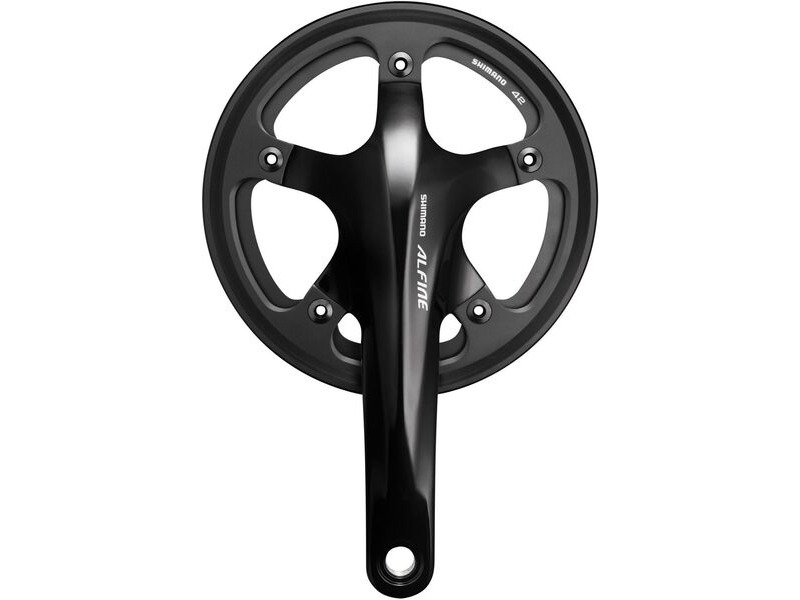 Shimano Alfine FC-S501 single chainset with Chainguard click to zoom image