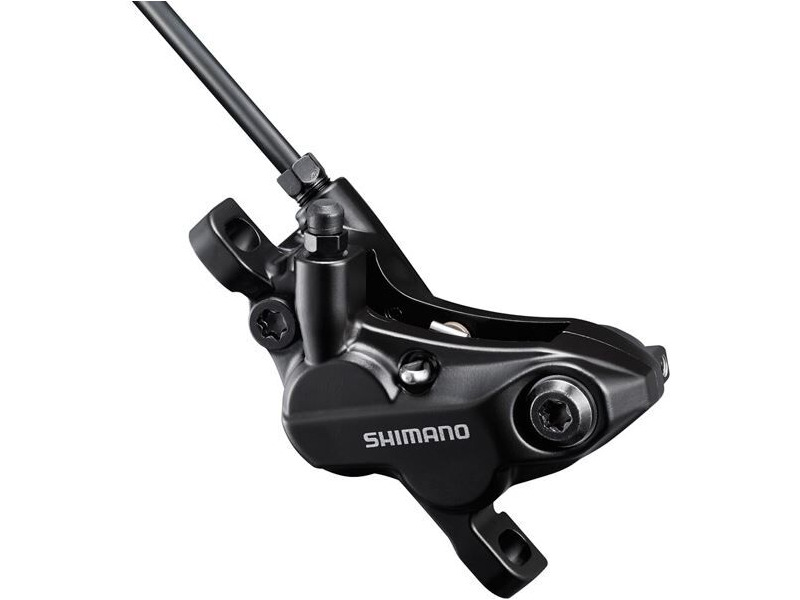 Shimano BR-MT520 4 pot calliper, post mount, front or rear, black click to zoom image