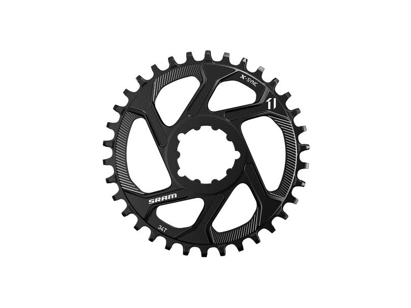SRAM Chain Ring Eagle X-sync 38t Direct Mount 6mm Offset Alum 12 Speed Black 12spd 38t click to zoom image