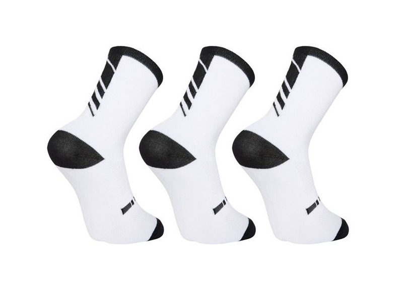Madison Freewheel coolmax mid sock triple pack, white click to zoom image