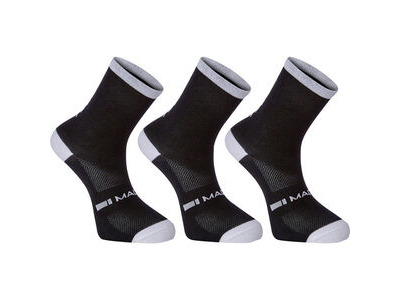 Madison Freewheel coolmax mid sock triple pack, black